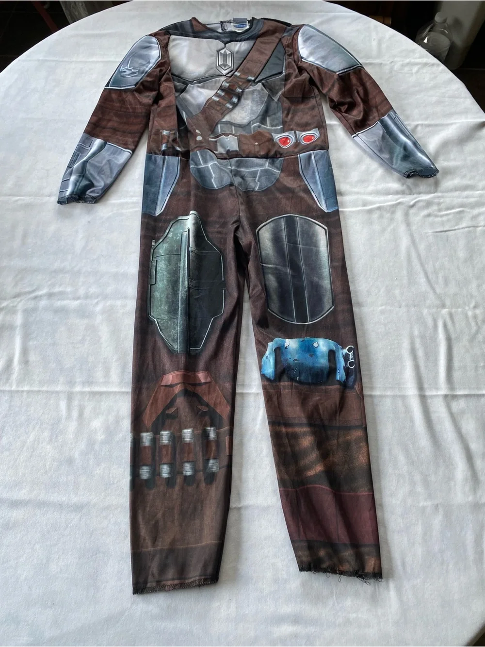 NWOT Star Wars Mandalorian Halloween Jumpsuit Costume Size Kids Medium